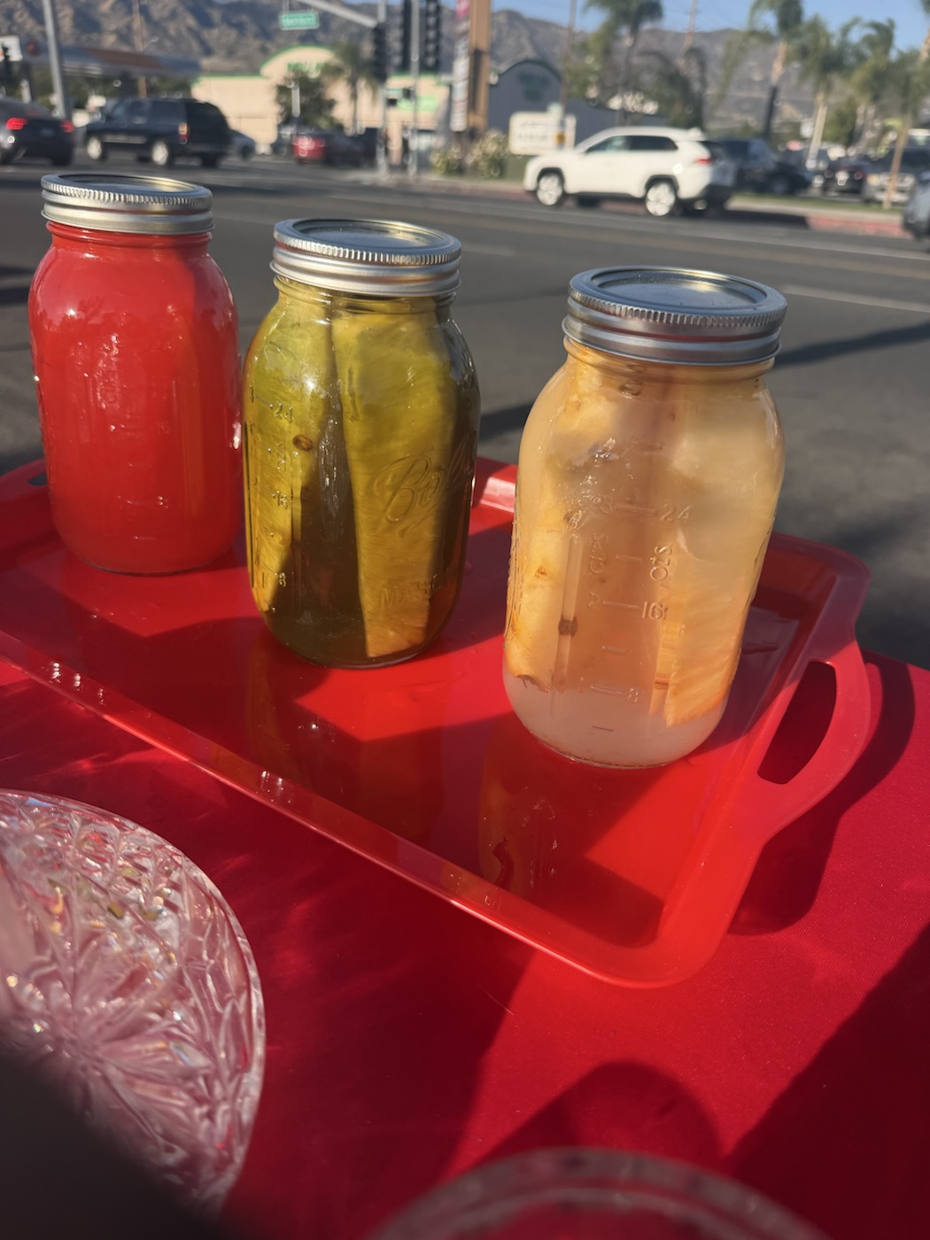 Double Watermelon Kool-Aid Pineapples 32 oz jar